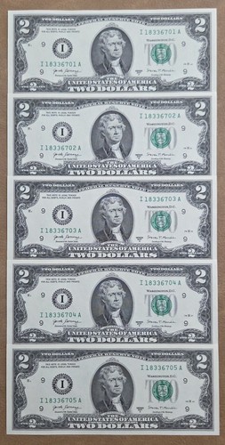 Lot crisp uncirculated 2 - crisp,